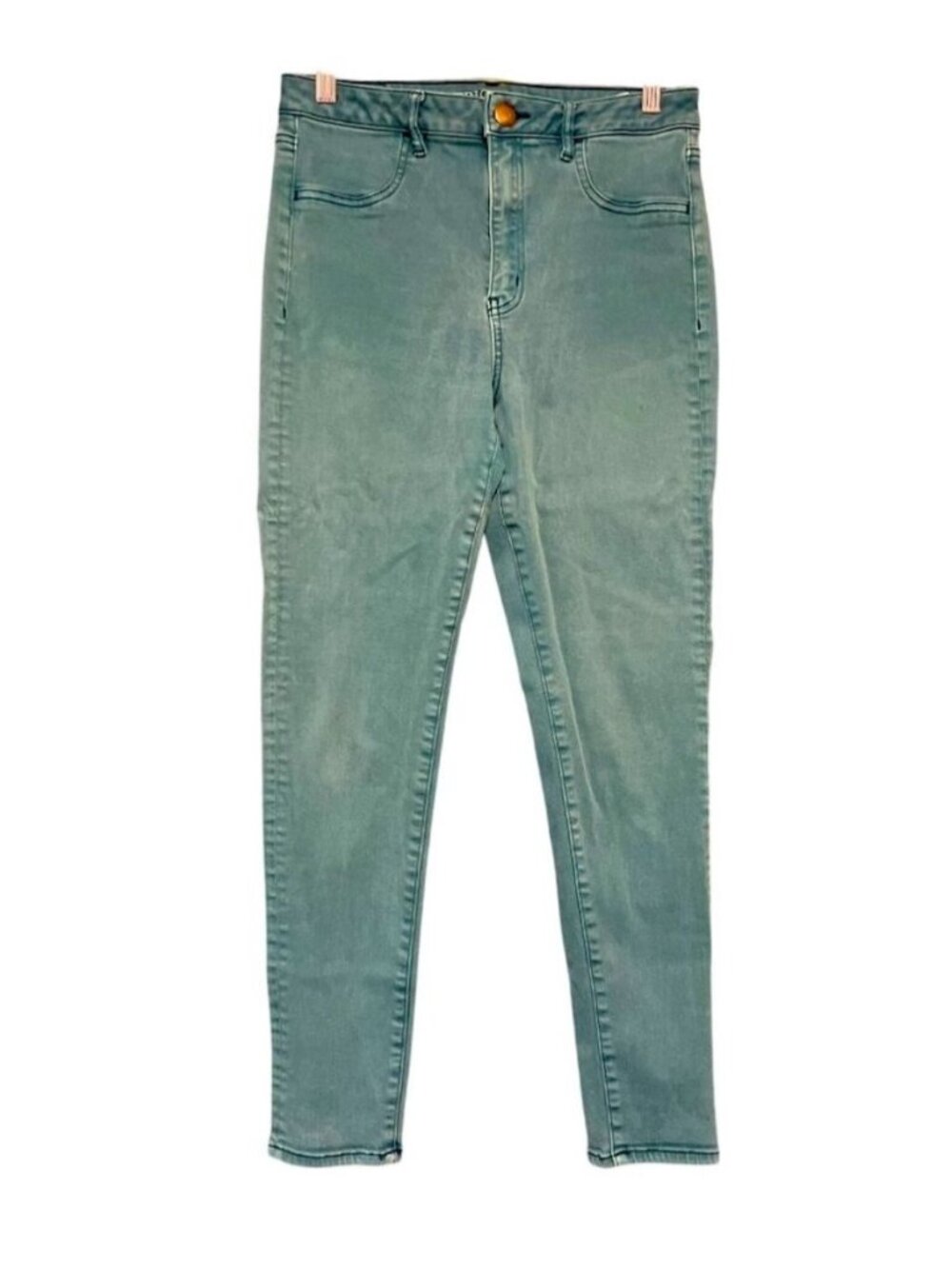 American Eagle Outfitters Sky High Jegging Teal - Picture 8 of 8